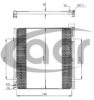HONDA 80110S01A11 Condenser, air conditioning